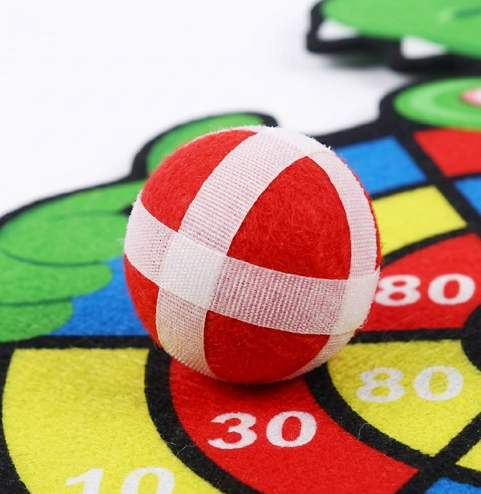 Kids Sticky Ball Dart Board | Educational Toy for Ages 3-7 | TinyGadgets