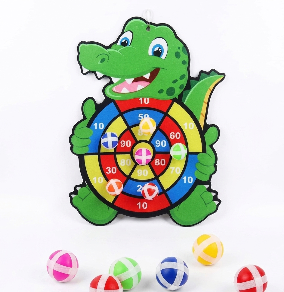 Kids Sticky Ball Dart Board | Educational Toy for Ages 3-7 | TinyGadgets